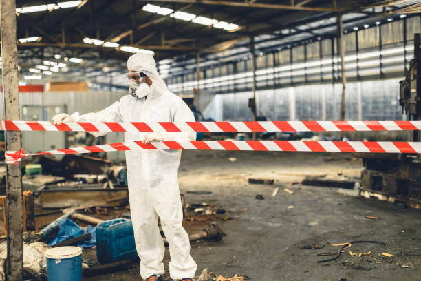 Professional Unattended Death Cleanup technician working in Courtland, VA